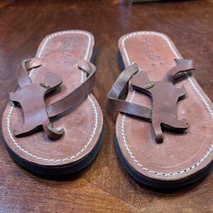 Brown Leather Sandals